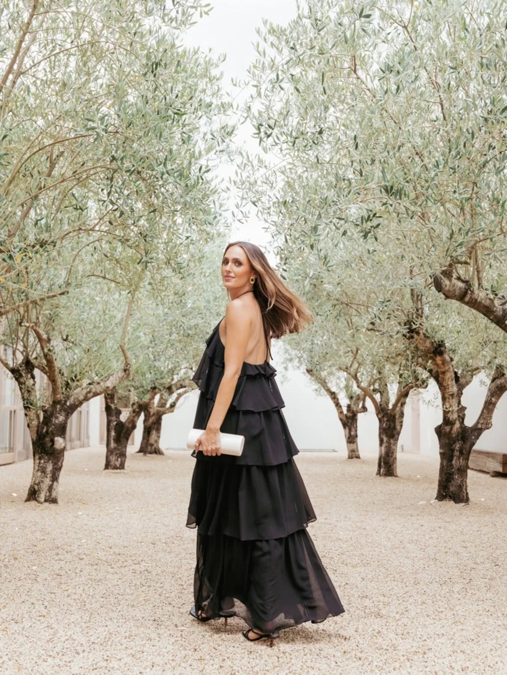 Chasity Halterneck Maxi Dress Black - Picture 2 of 3